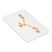 Alkoholethanol Molekulare chemische Formel Magnet (Rechte Seite)