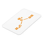 Alkoholethanol Molekulare chemische Formel Magnet (Linke Seite)