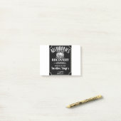 Alkoholetikett-Sobriety - 12 Step Alkohol Post-it Klebezettel (Auf Schreibtisch)