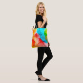 Alkoholfarbe abstrakter Hintergrund, Makrofotograf Tasche (Am Model)