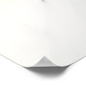 Alkoholfarbe. Graue handgefertigte Marmortextur. G Poster (Ecke)