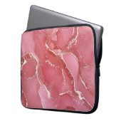 Alkoholfarben sind durchsichtig. Abstrakt Multicol Laptopschutzhülle (Vorderseite Links)