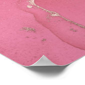 Alkoholfarben sind durchsichtig. Abstrakt Multicol Poster (Ecke)