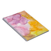 Alkoholfarben sind durchsichtig. Fluid Art - moder Notizblock (Rechte Seite)