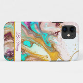 Alkoholfarbige Tinte iPhone Case (Rückseite (Horizontal))