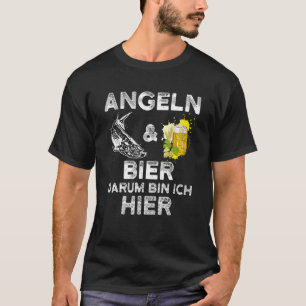 Alkoholfischerei und Beer bin ICH Hallo T-Shirt