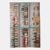 Alkoholflaschen Geschirrtuch (Vertikal)