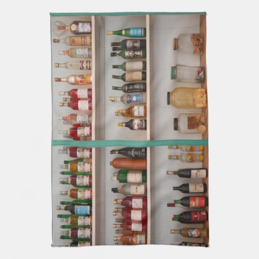 Alkoholflaschen Geschirrtuch (Vertikal)