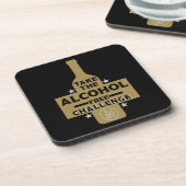 alkoholfrei und nüchtern getränkeuntersetzer (Linke Seite)