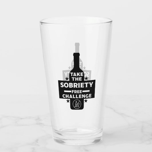 alkoholfrei und nüchtern glas (Rückseite)