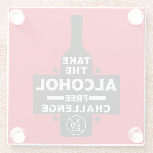 alkoholfrei und nüchtern glasuntersetzer (Rückseite)