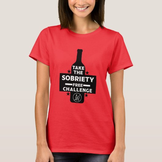 alkoholfrei und nüchtern T-Shirt (Vorderseite)