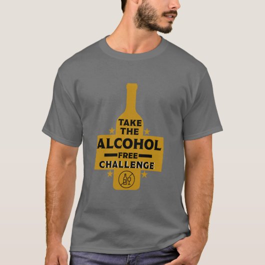 alkoholfrei und nüchtern T-Shirt (Vorderseite)