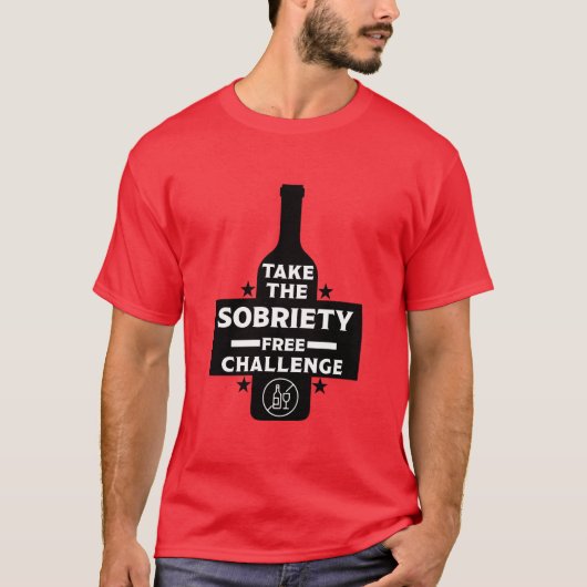 alkoholfrei und nüchtern T-Shirt (Vorderseite)
