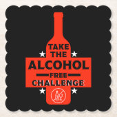 alkoholfrei und nüchtern untersetzer (Vorderseite)