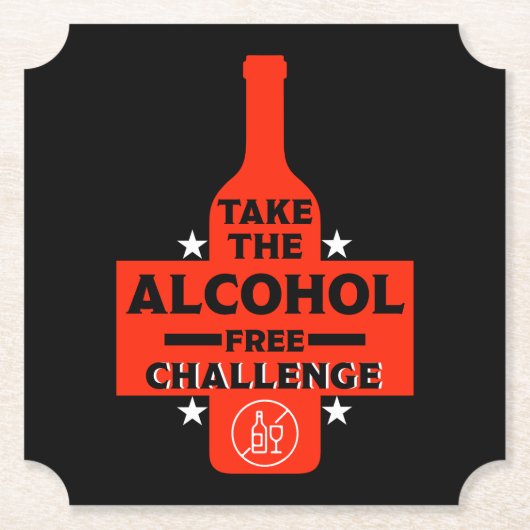 alkoholfrei und nüchtern untersetzer (Vorderseite)