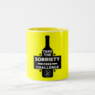 alkoholfrei und nüchtern zweifarbige tasse