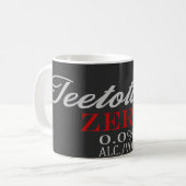 Alkoholgegner Alkohol frei! Kaffeetasse (Vorderseite Links)