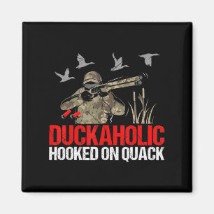 Alkoholiker auf Quack Fun Duck Jäger Magnet