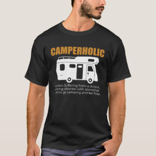 Alkoholiker Eine Person, die unter Camping-Missach T-Shirt