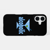 Alkoholiker iPhone 16 Hülle (Rückseite (Horizontal))