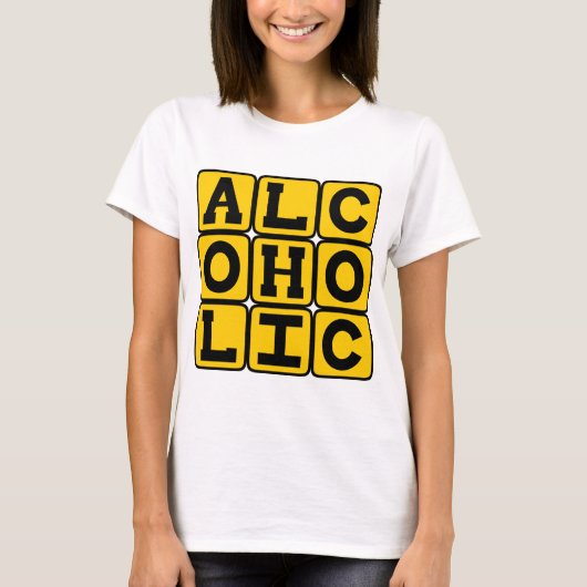 Alkoholiker, Lover of Booze T-Shirt (Vorderseite)