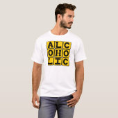 Alkoholiker, Lover of Booze T-Shirt (Vorne ganz)