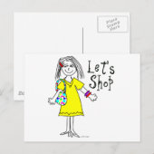 Alkoholiker Postkarte (Vorne/Hinten)