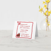 Alkoholikerische Note Karte (Gelbe Blume)