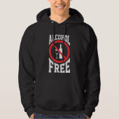 Alkoholische alkoholfreie alkoholfreie Getränke Hoodie (Vorderseite)