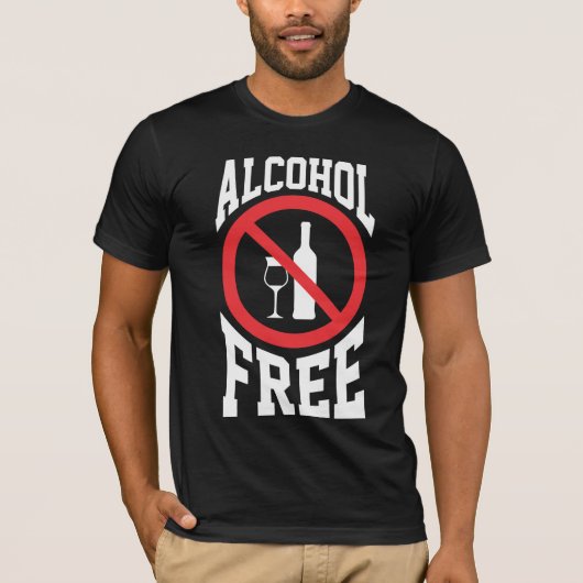 Alkoholische alkoholfreie alkoholfreie Getränke T-Shirt (Vorderseite)