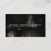 Alkoholische Getränke | Hintergrundbeleuchtung Visitenkarte (Rückseite)