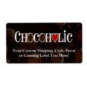 Alkoholisches, dunkelbraunes und rotes Herz Funny (Vorne)