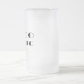 Alkoholisches Komisches Design Mattglas Bierglas (Mittel)