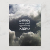 Alkoholismus Postkarte (Vorderseite)