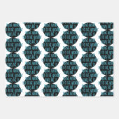 Alkoholkonsum aus dem Slogan für die alkoholische Geschenkpapier Set (Vorderseite 3)