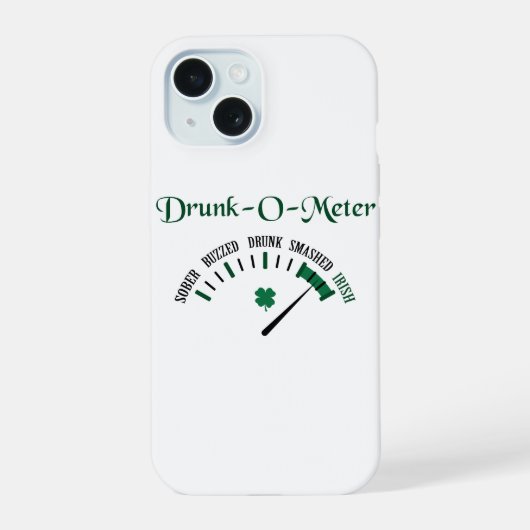 Alkoholmesser iPhone 15 Hülle (Rückseite)