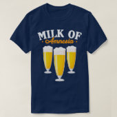 Alkoholmilch Amnesia Bier Alkoholisches Geschenk T-Shirt (Design vorne)