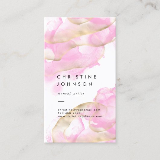 Alkoholpinsel Visitenkarte (Vorderseite)