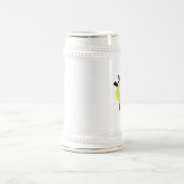 Alkoholschwein Stein Bierglas (Mittel)