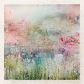 Alkoholtink Abstrakter Untersetzer (Vorderseite)