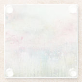 Alkoholtink Abstrakter Untersetzer (Rückseite)