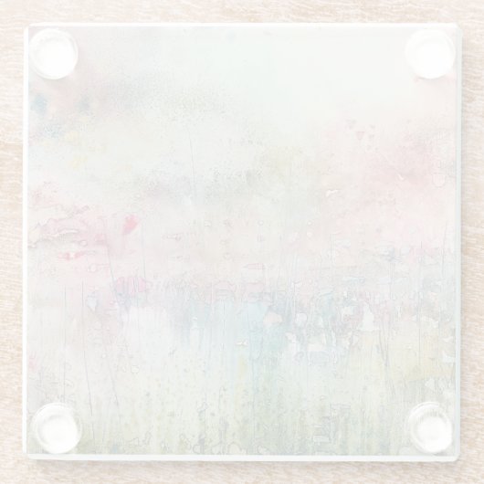 Alkoholtink Abstrakter Untersetzer (Rückseite)