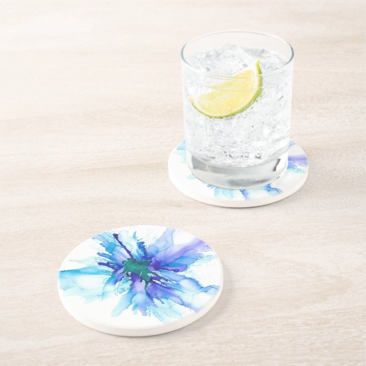 Alkoholtink Blume Untersetzer (Seite)