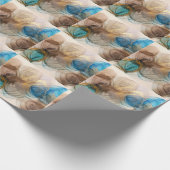 Alkoholtink, gebleicht Mineralstoffe Abstrakt. Geschenkpapier (Ecke)