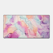 Alkoholtink in Pastellfarben Personalisiert Schreibtischunterlage (Vorderseite)