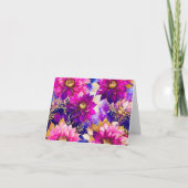 Alkoholtink Pink Lila Dahlia Blume ai Artwork (Vorderseite)