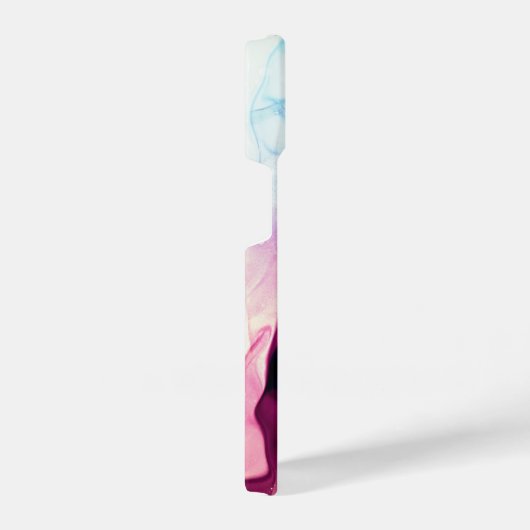 Alkoholtink Rosa, Puri und Blues - Fall iPhone Hülle (Rechte Seite)