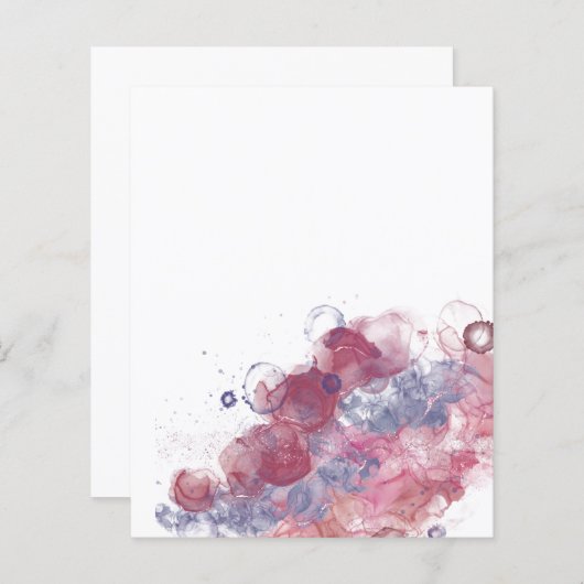 Alkoholtink - Rosa Tropfen (Vorne/Hinten)