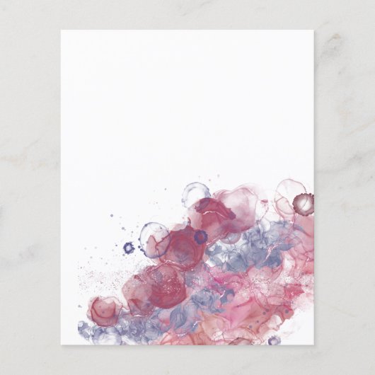 Alkoholtink - Rosa Tropfen (Vorderseite)